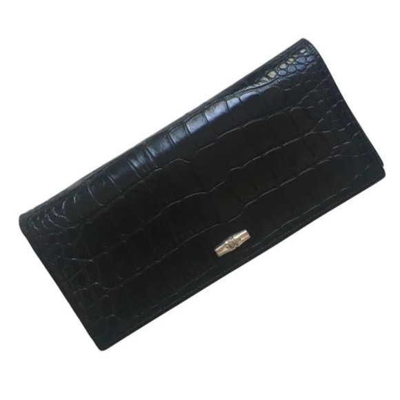 Longchamp Handbags - FLASH SALE – Longchamp Roseau Croco Wallet
